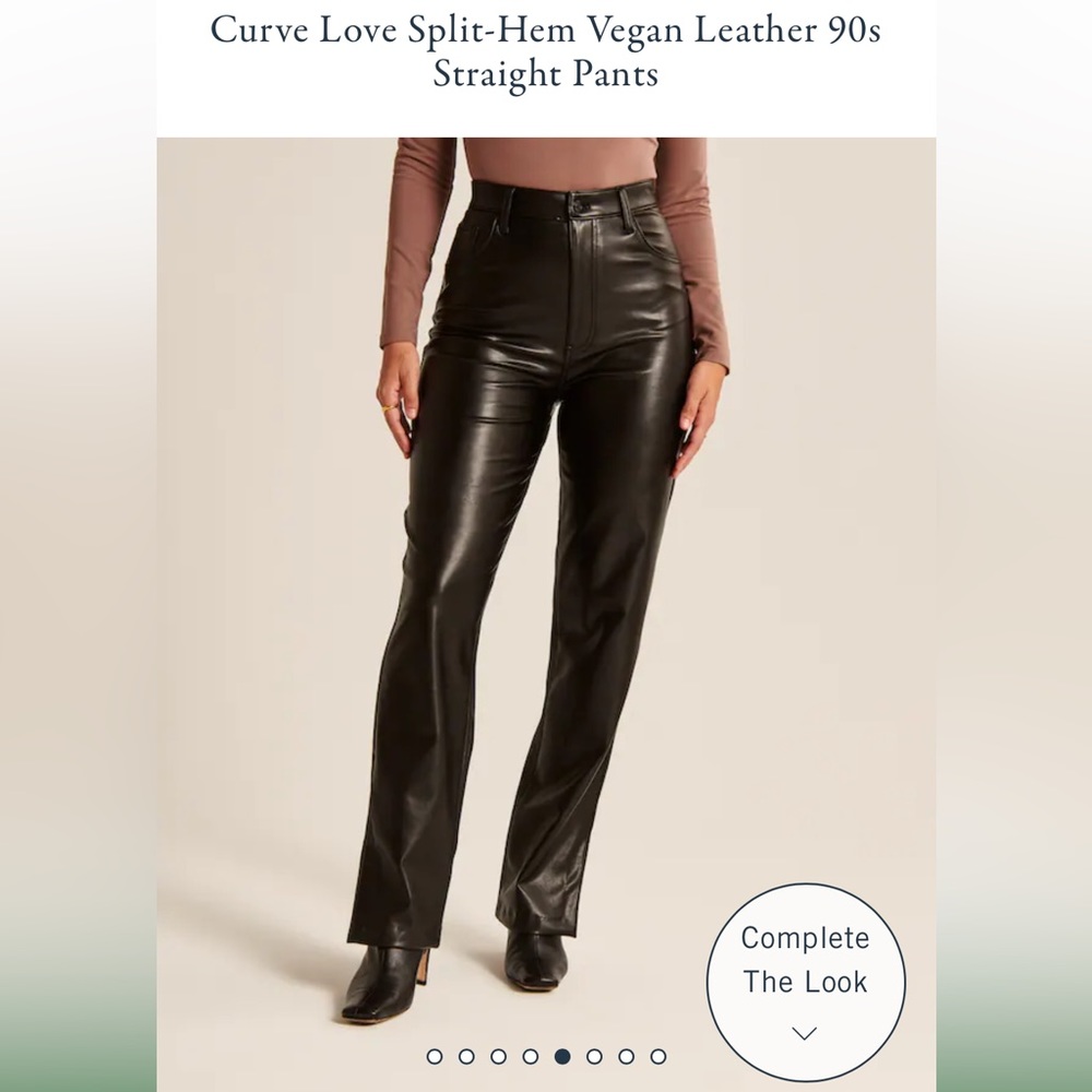 Abercrombie vegan leather pants